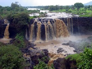 Blue Nile waterfalls